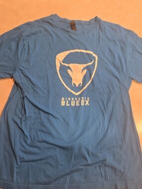 Minnesota Blue Ox Junior Hockey USPHL T-shirt. Adult Large.